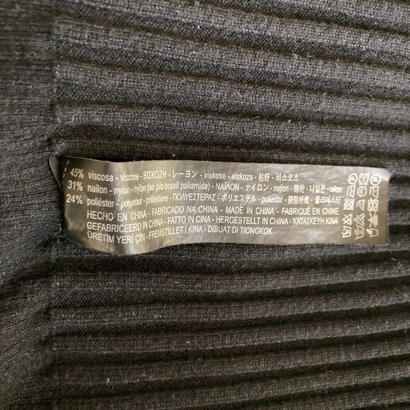 ZARA Black Open-Front Wrap Cardigan – Excellent Condition - Picture 5 of 6